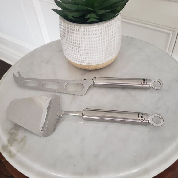 Rosle Stainless Steel Cheese Knife & Slicer / Planer Combination Party Set - Picture 2 of 11